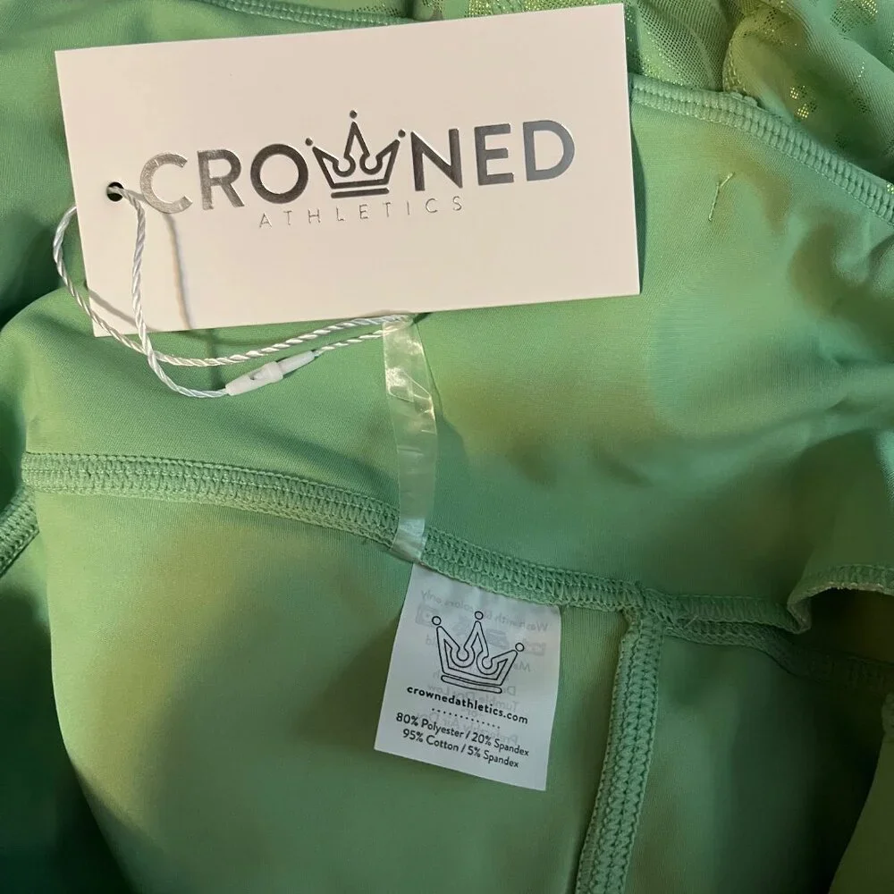 Crowned Athletics - Disney Tiana - Lily Pad Princess Leggings - NWT - XXL - Picture 7 of 9